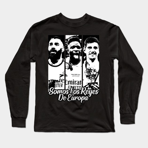 We are the Kings of Europe Long Sleeve T-Shirt by lounesartdessin